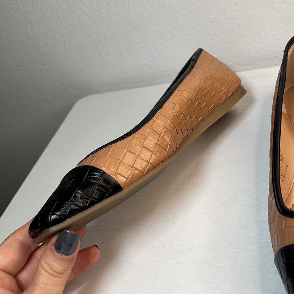 INC Womens Brown Jenaya Square Toe Slip On Flats 8 M - Picture 4 of 16